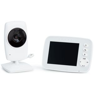Sistem de Monitorizare Video si Audio Baby SuperView IdealStore, Ecran 3.2 inch, Cantece, Monitor de Temperatura, Vedere Noctura, Rotire, Raza de actiune 150 m, Wireless