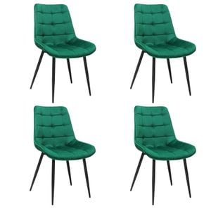 Set 4 scaune dining Onix, Verde