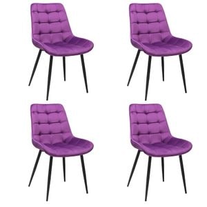 Set 4 scaune dining Onix, Mov