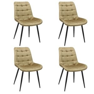 Set 4 scaune dining Onix, Bej