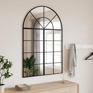 Oglinda de perete VIDAXL, 80 x 120 cm, negru
