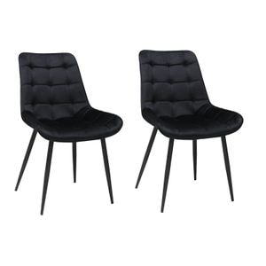 Set 2 scaune dining Onix, Negru