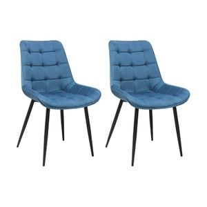 Set 2 scaune dining Onix, Turcoaz