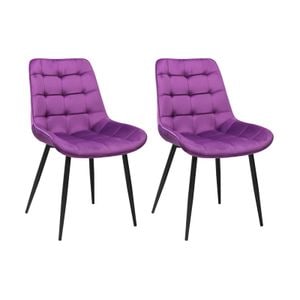 Set 2 scaune dining Onix, Mov