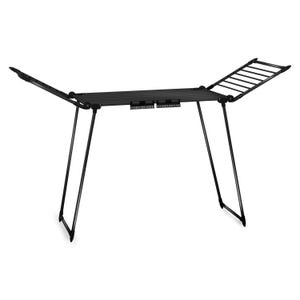Uscator de rufe DacEnergy, metalic, constructie puternica, telescopic, aripi glisante, picioare antiderapante, 19m, negru