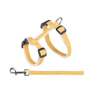 Set Ham Si Lesa Pentru Pisici, Trixie, 27-45 cm/13 mm, 1.20 m, Ocru/Bej, 41877