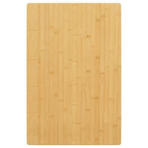 Blat de masa vidaXL, 60 x 100 x 2,5 cm, bambus, maro