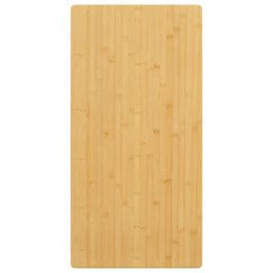Blat de masa vidaXL, 50 x 100 x 4 cm, bambus, maro