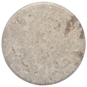 Blat de masa vidaXL, gri, diametru 50 cm, marmura, gri