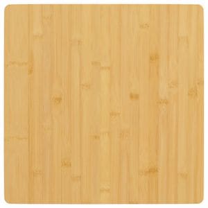 Blat de masa vidaXL, 50 x 50 x 1,5 cm, bambus, maro