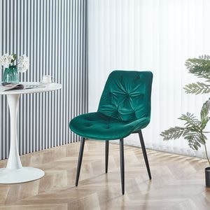Scaun Living KJC0357, 88 x 53 x 43 cm, verde 