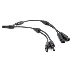 Set 2 cabluri Y, conector paralel solar, tensiune maxima 1000V