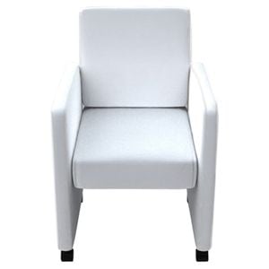 Scaune de bucatarie vidaXL, 6 buc., 58.5 x 65 x 88 cm, Lemn/Poliuretan, Alb