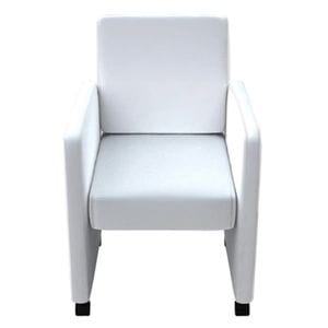 Scaune de bucatarie vidaXL, 4 buc., 58.5 x 65 x 88 cm, Lemn/Poliuretan, Alb