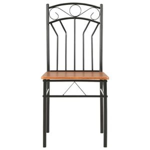 Scaune de bucatarie vidaXL, 6 buc., 40 x 48 x 86 cm, MDF/MDF, Maro