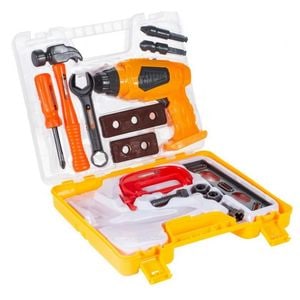 Valiza cu scule idealStore AllTools, cu accesorii incluse, Multicolor, 3 ani+