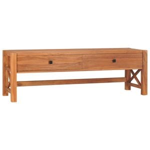 Comoda TV cu sertare 120x40x45 cm lemn masiv de tec