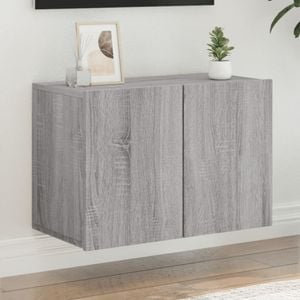 Comoda TV de perete vidaXL, gri sonoma, 60x30x41 cm