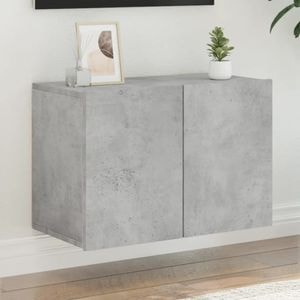 Comoda TV de perete vidaXL, gri beton, 60x30x41 cm