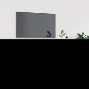 Comoda TV vidaXL, gri beton, 102x35x45 cm, lemn prelucrat