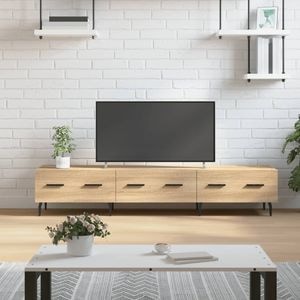 Comoda TV vidaXL, stejar sonoma, 150x36x30 cm, lemn prelucrat