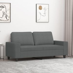 Canapea cu 2 locuri vidaXL, 174 x 77 x 80, material textil, Gri