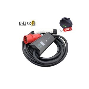 Statie portabila de incarcare masini electrice, limitator de putere, Type 1, 7.4kW, 32A, monofazic, 5.6 metri., Polyfazer Z series
