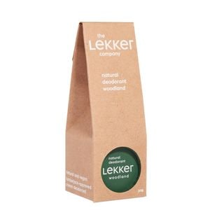 Deodorant natural vegan THE LEKKER COMPANY, crema Woodland, 30g (zero plastic)