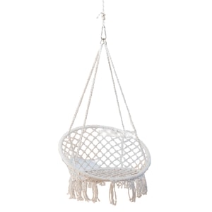 Scaun agatat DacEnergy, metal, 80 x 120 cm, alb