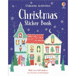 Carte pentru copii, Usborne, Christmas Sticker Book, 5+ ani