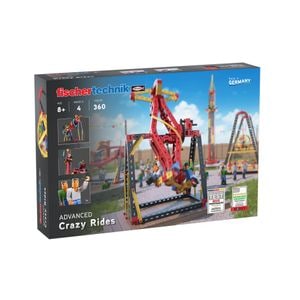 Kit STEM 360 piese Fischertechnik, Curse nebunesti, +8 ani, multicolor