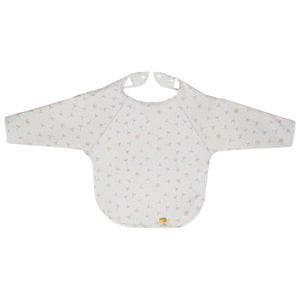 Baveta cu maneca lunga, Bebe-Jou, de la 6 luni, Fabulous Wish Grey - Gri (desen: papadie)
