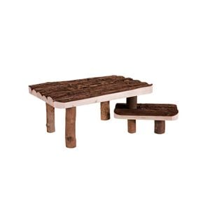 Adapost Si Platforma Cu Trepte Pentru Rozatoare, Trixie, Lemn, 37x17x28 cm, 62262