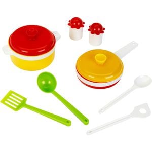 Set de gatit cu 10 accesorii pentru copii, din plastic BIO,Theo Klein 2 ani+