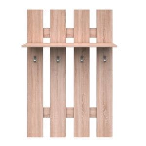 Cuier DacEnergy, PAL, 4 carlige, 1 raft, 80 x 23 x 100 cm, stejar sonoma