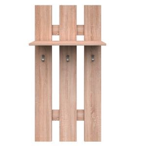 Cuier DacEnergy, PAL, 3 carlige, 1 raft, 60 x 23 x 100 cm, stejar sonoma