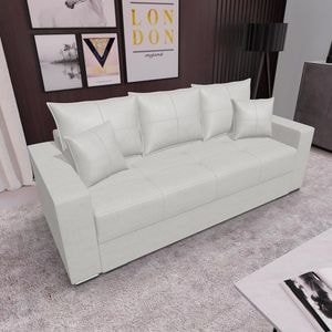 Canapea extensibila Claudia Mica BabyFace 2, 3 locuri, 227 x 99 x73 cm, bej