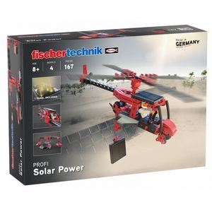 Kit STEM 167 piese Fischertechnik, Puterea Solara, +8 ani