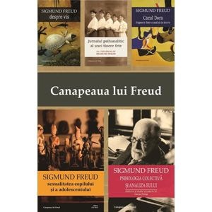 Pachet 5 volume: Canapeaua lui Freud-Sigmund Freud