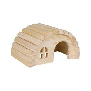 Casuta Pentru Rozatoare, Trixie, Lemn, Semi-Circular, 19x11x13 cm, 61271