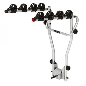 Suport biciclete THULE HangOn 9708 pentru 4 biciclete cu prindere pe carligul de remorcare, Otel, Gri
