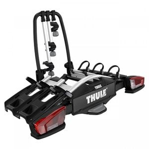 Suport biciclete Thule VeloCompact 926 cu prindere pe carligul de remorcare, pentru 3 biciclete - 13pin, Aluminiu, Negru