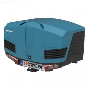 Cutie portbagaj pe carligul de remorcare Towbox V3, 400L, 120x75.5x67.5, Albastru