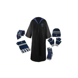 Set roba si accesorii Harry Potter, IdeallStore, Ravenclaw House, 6 piese, 5-7 ani, albastru