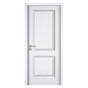 Usa interior din MDF Novo Doors ND09 LUX PREMIUM, Cadru din lemn masiv, Kit complet, Toc reglabil de 30 cm inclus, Plinta pe Ambele Parti, 60x200 cm, Alb