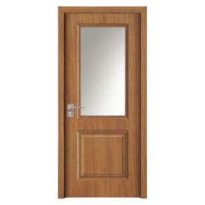 Usa interior din MDF Novo Doors ND10 LUX PREMIUM, Cadru din lemn masiv, Kit complet, Toc reglabil de 30 cm inclus, Plinta pe Ambele Parti, 60x200 cm, Maro
