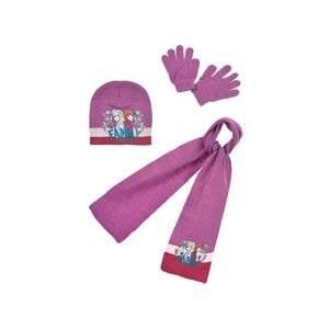 Set caciula, fular si manusi, mov, 52 cm, Family Forever, Frozen