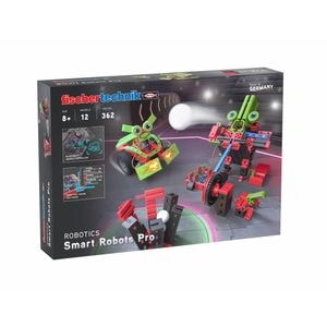 Set STEM 362 piese Fischertechnik, Smart Robots Pro, +8 ani, 12 modele de roboti