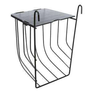 Hranitor Metalic Pentru Rozatoare, Trixie, Cu Capac,13x18x12 cm, Negru, 60890 