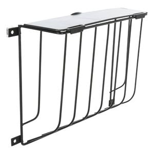 Hranitor Metalic Pentru Rozatoare, Trixie, Cu Capac, 22x16x6 cm, Negru, 60895